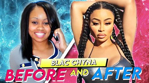 blac chyna before and after fame|Blac Chyna shows off shocking body transformation after。